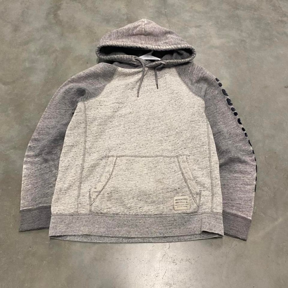 Vintage y2k 90s spellout two tone Abercrombie & fitch hoodie